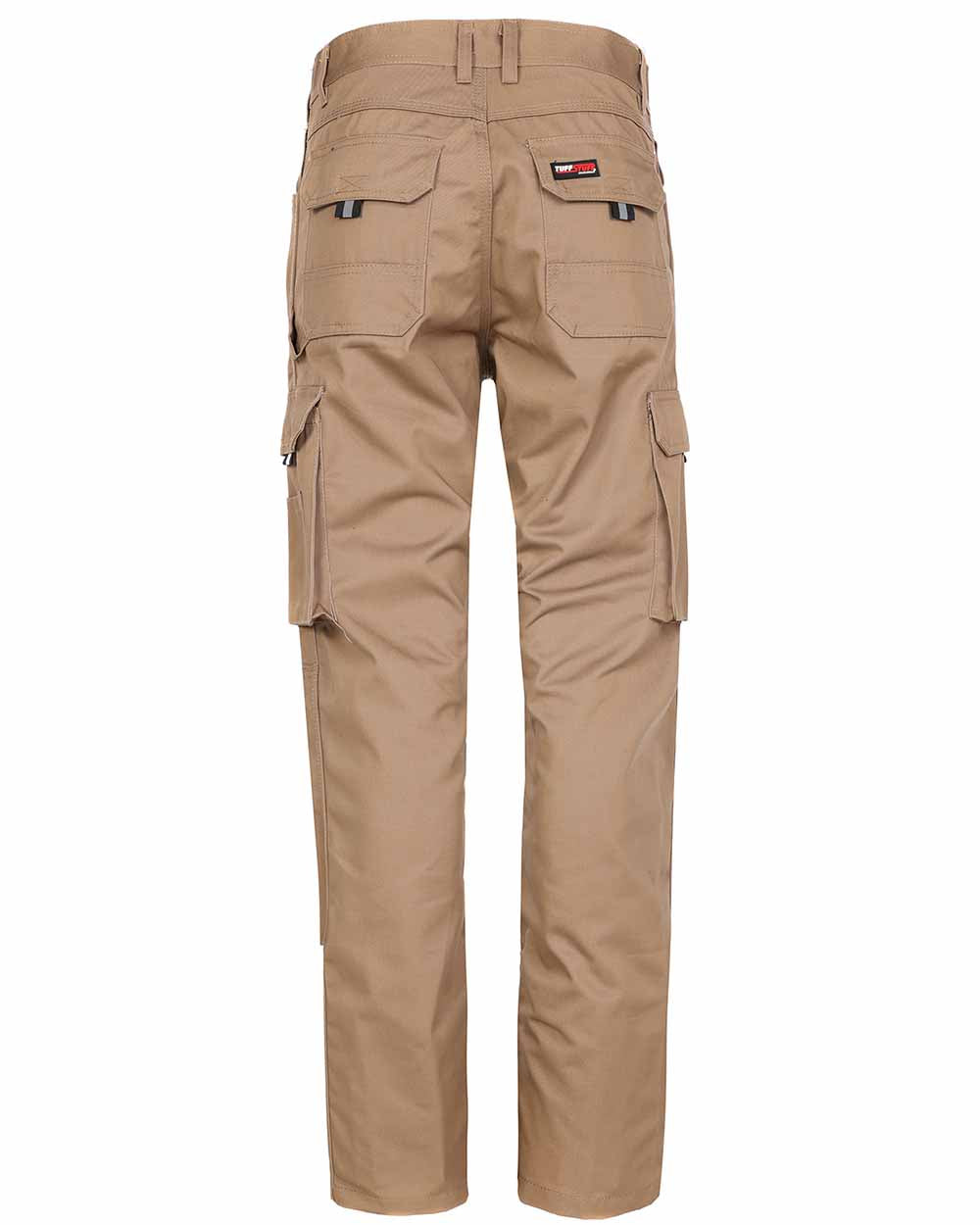 Stone Coloured TuffStuff Pro Work Trousers On A White Background