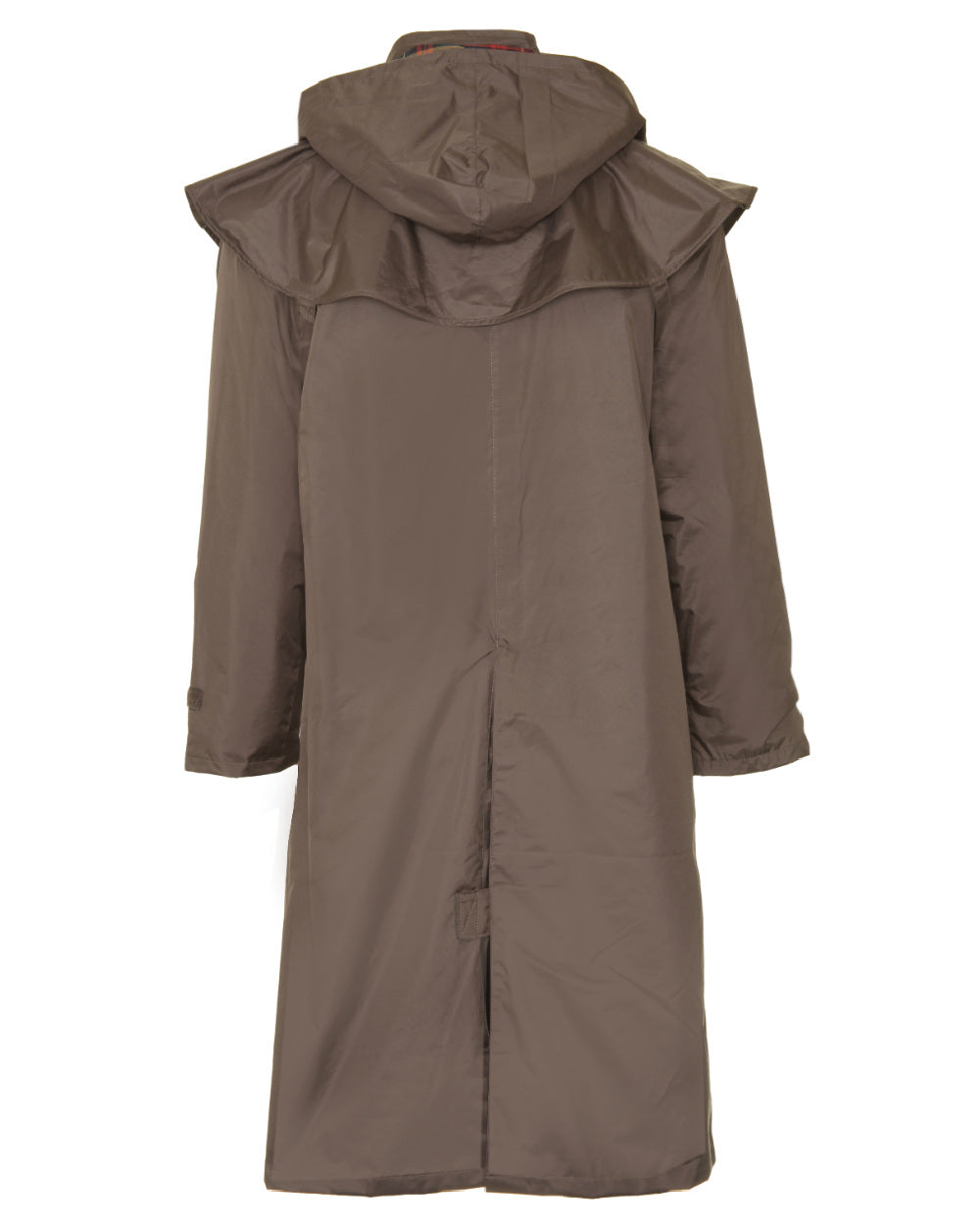 Brown Coloured Champion Highgrove Long Waterproof Coat On A White Background