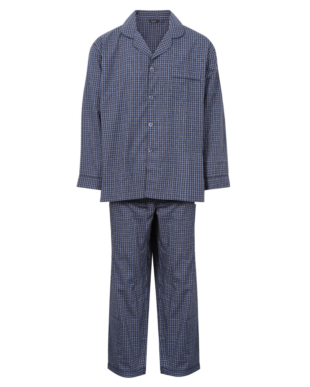 Navy Coloured Champion Marlow Pyjamas On A White Background