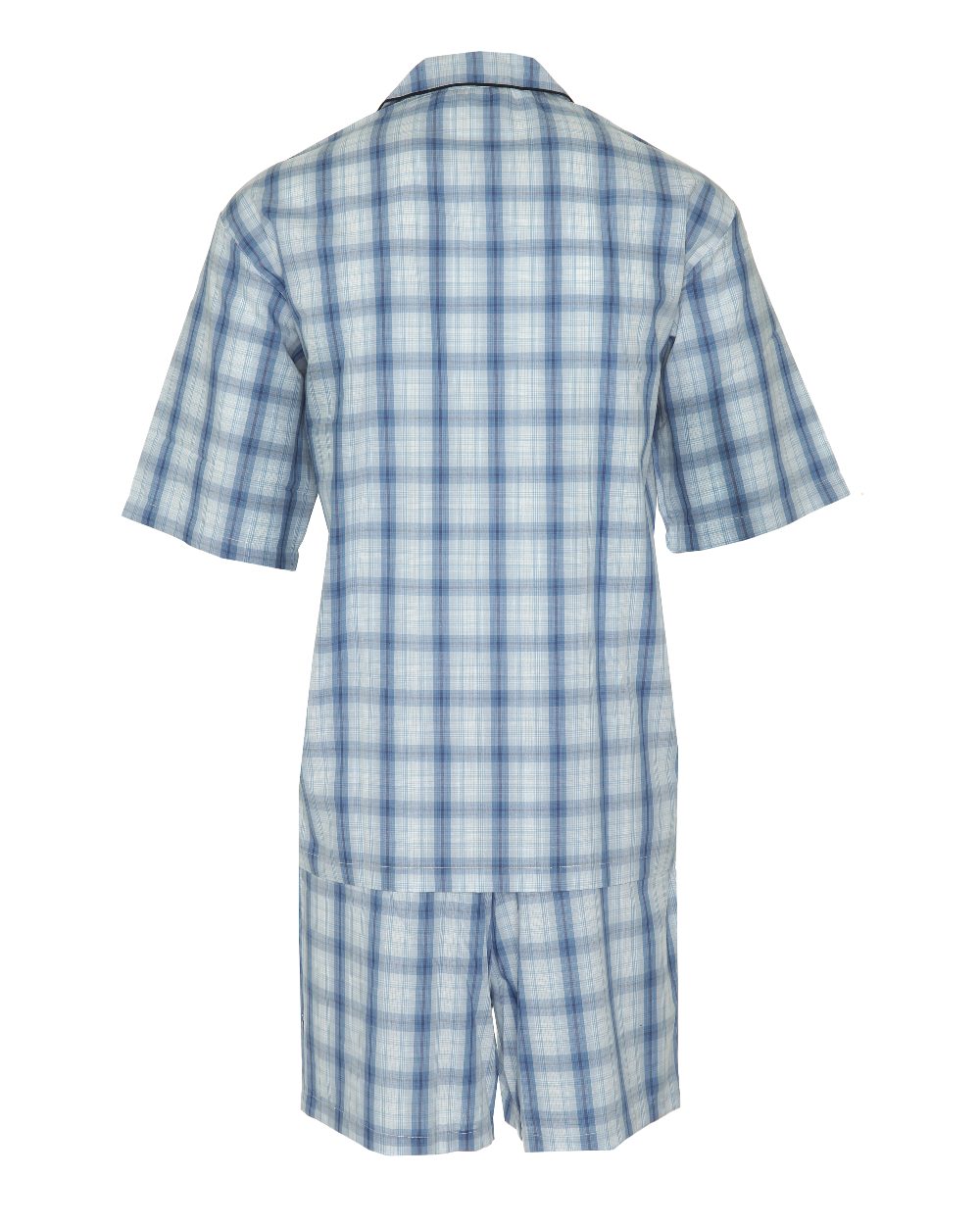 Light Blue Coloured Champion Richmond Shorts Pyjamas On A White Background