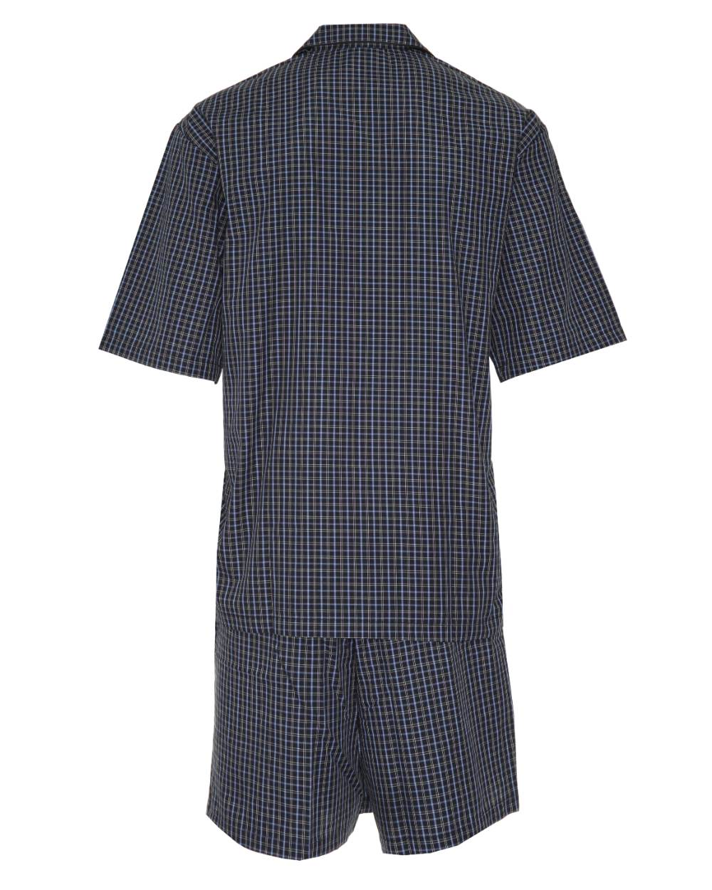 Navy Coloured Champion Richmond Shorts Pyjamas On A White Background