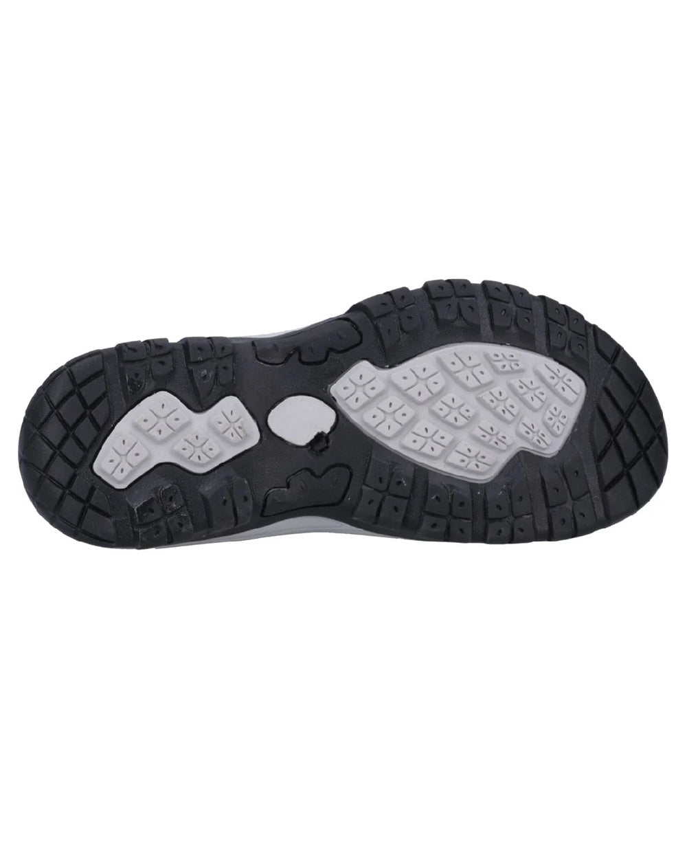 Black coloured Cotswold Alcester Sandals on white background