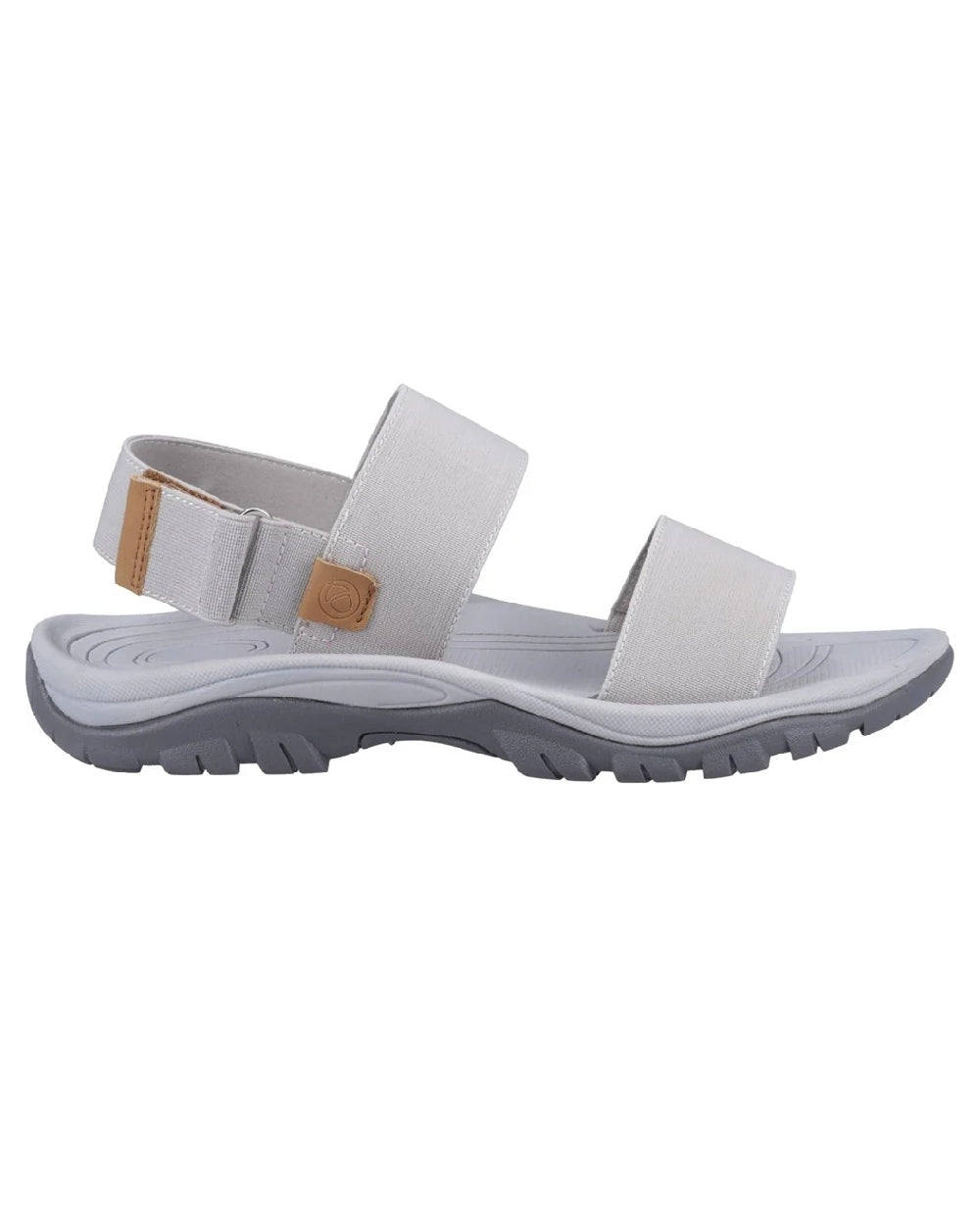 Grey coloured Cotswold Alcester Sandals on white background
