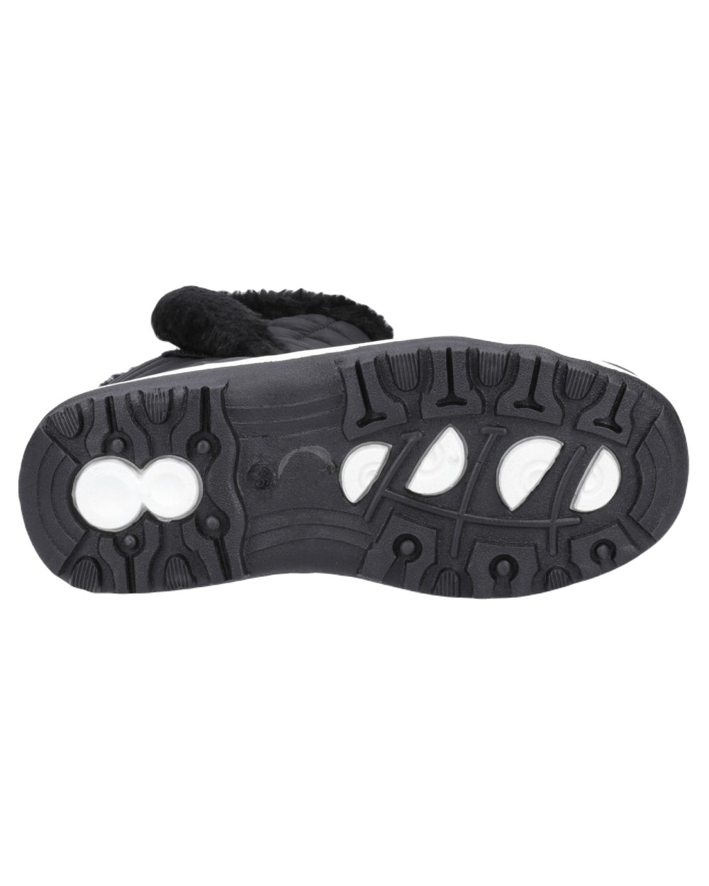 Black Coloured Cotswold Womens Butterrow Snowboots on White Background