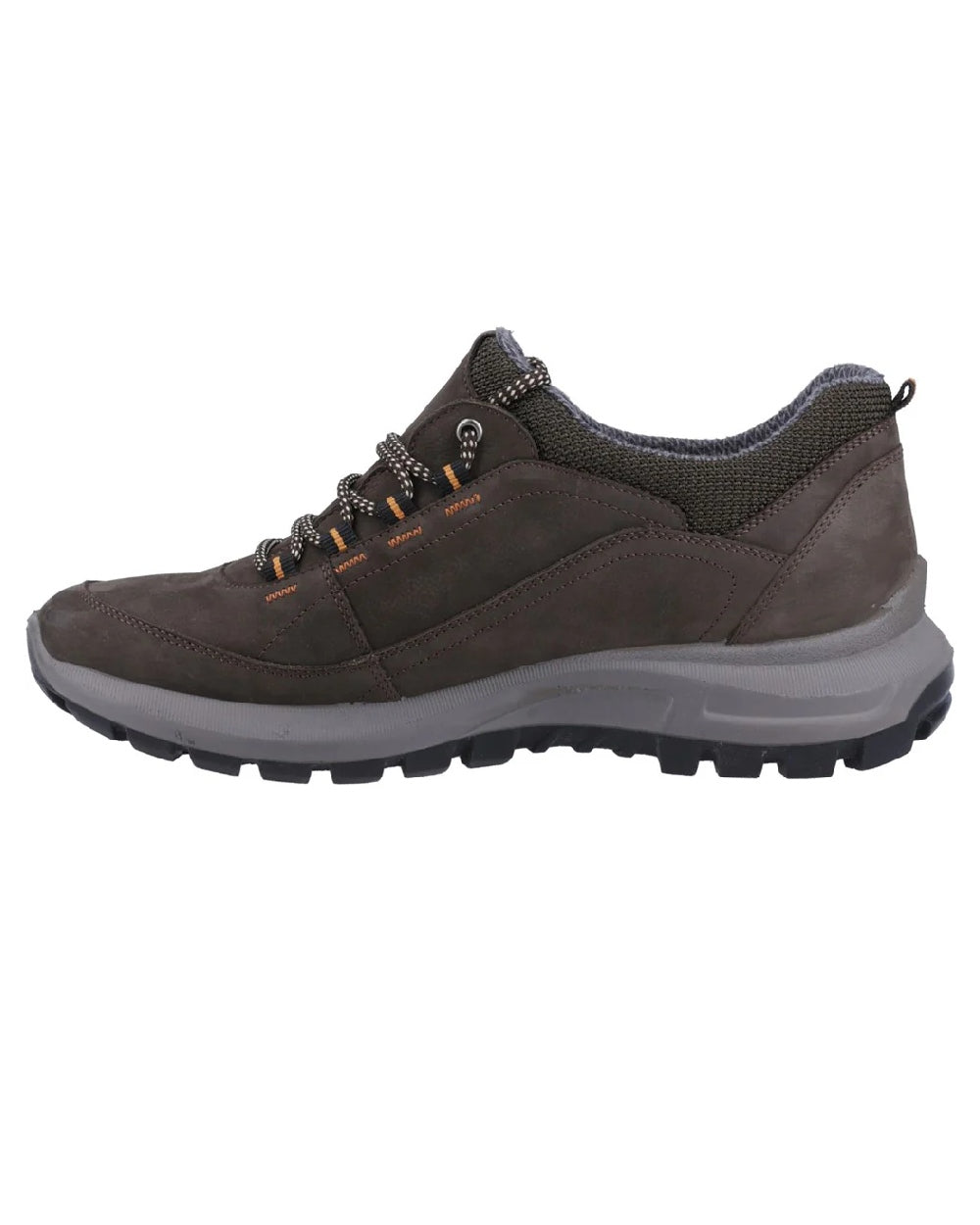 Brown coloured Cotswold Dumbleton Shoes on white background