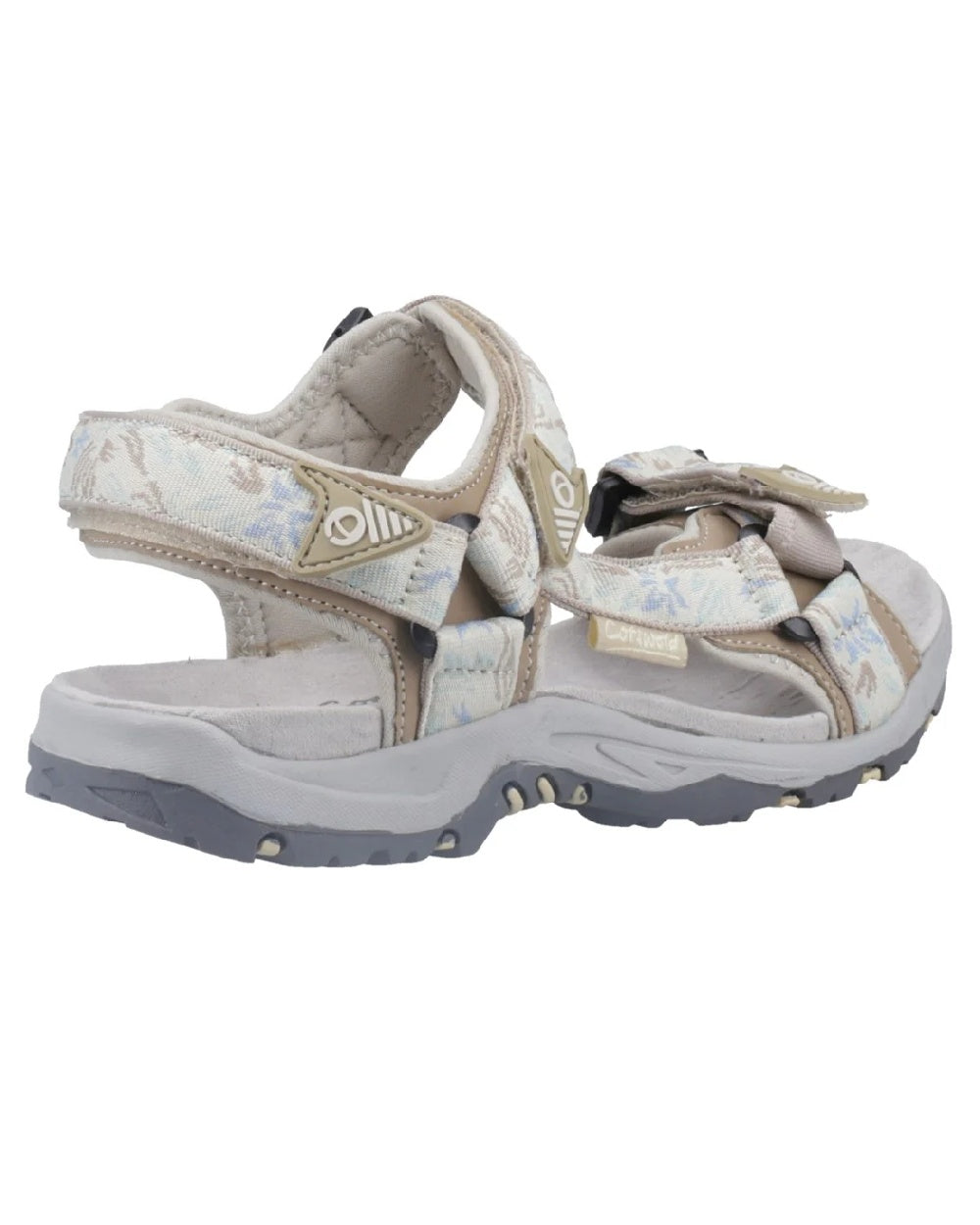 Beige coloured Cotswold Foxcote Sandals on white background 