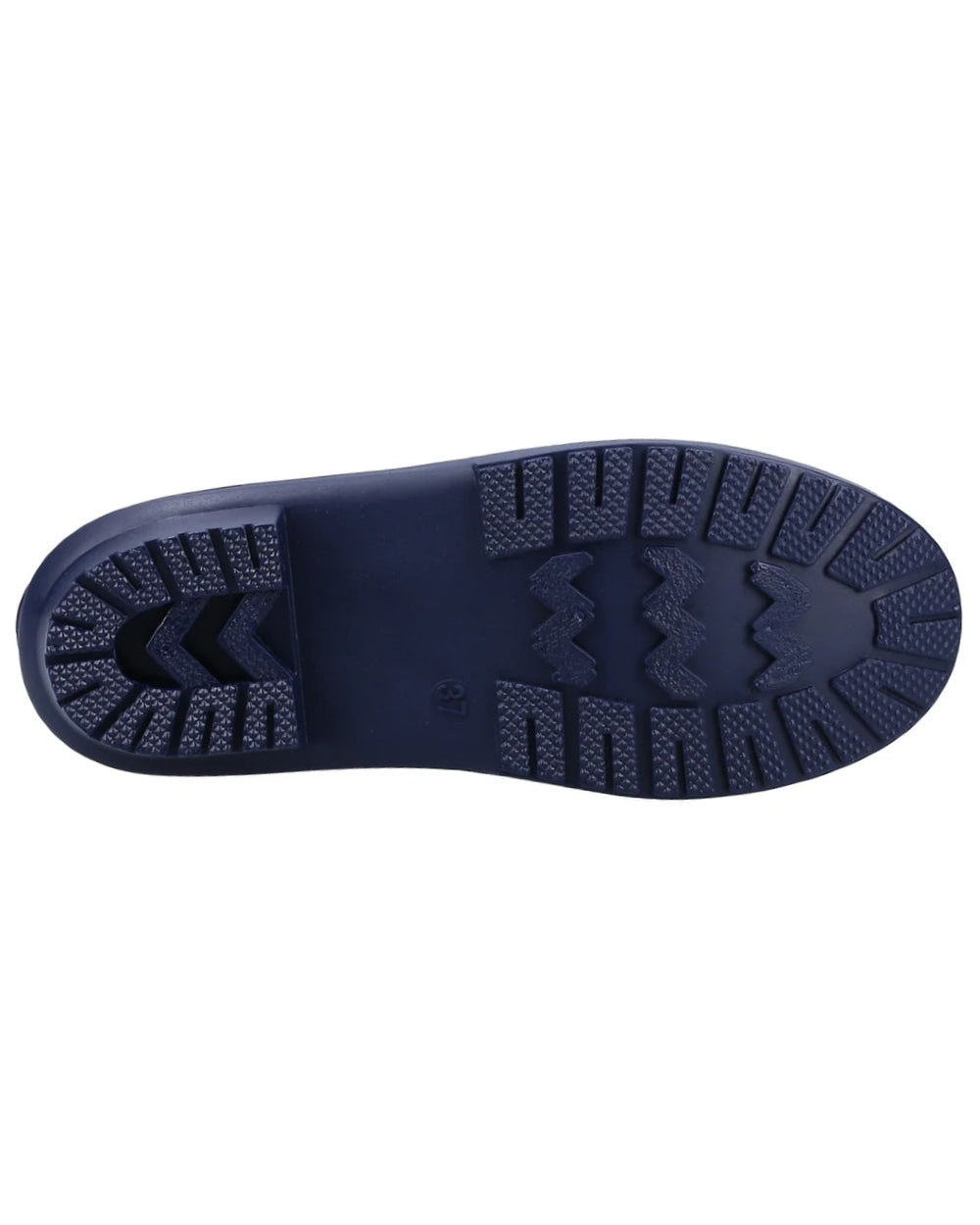 Navy coloured Cotswold Grosvenor Wellington Boots on white background