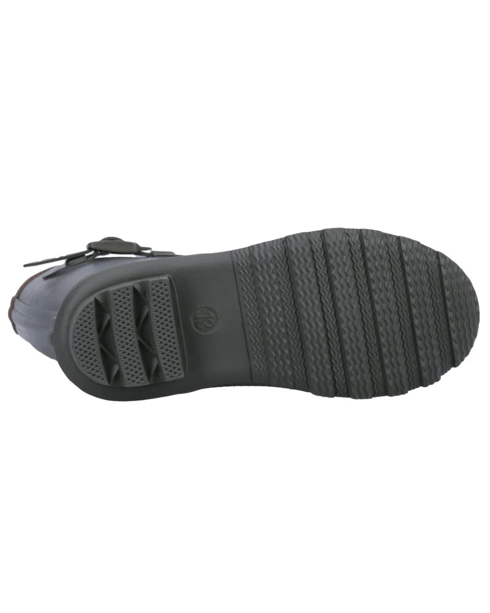 Green coloured Cotswold Kids Bowldown Wellingtons on white background