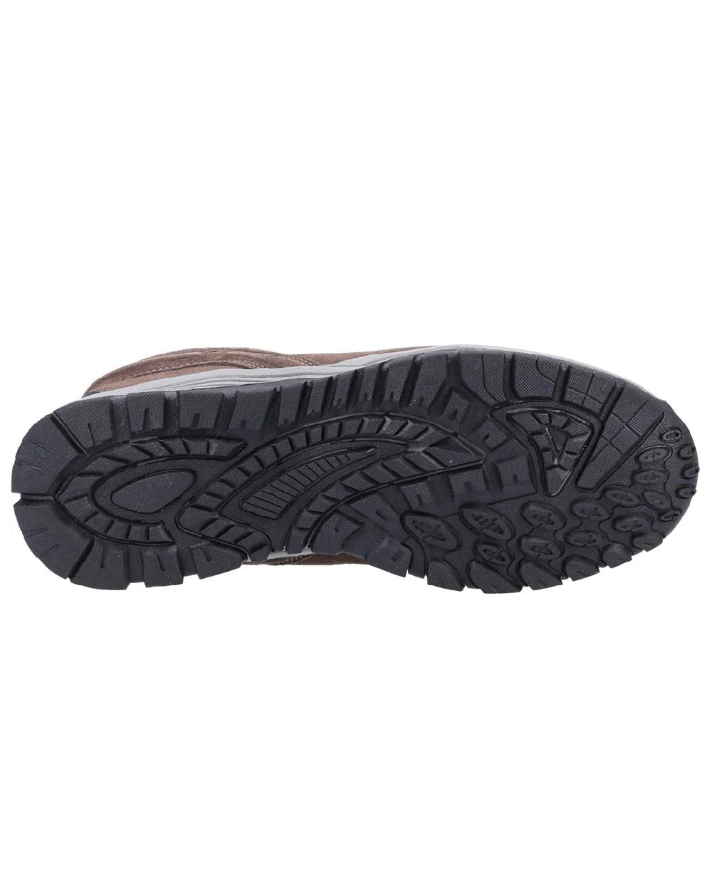 Brown coloured Cotswold Mens Maisemore Hiking Boots on white background