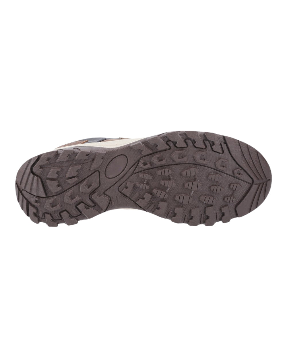 Brown Coloured Cotswold Mens Overbury Hiking Boots on White Background