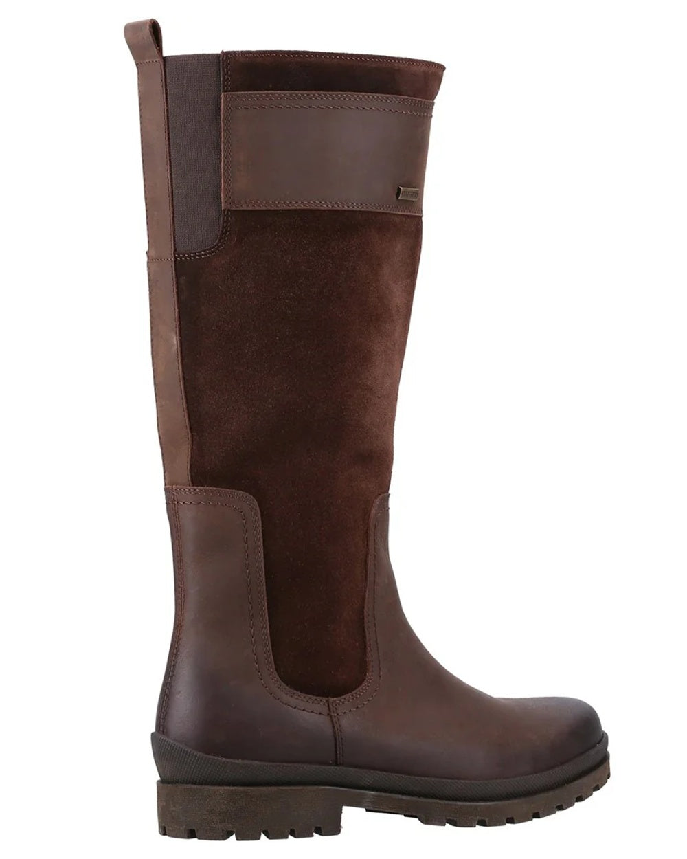 Brown Coloured Cotswold Painswick Boots On A White Background