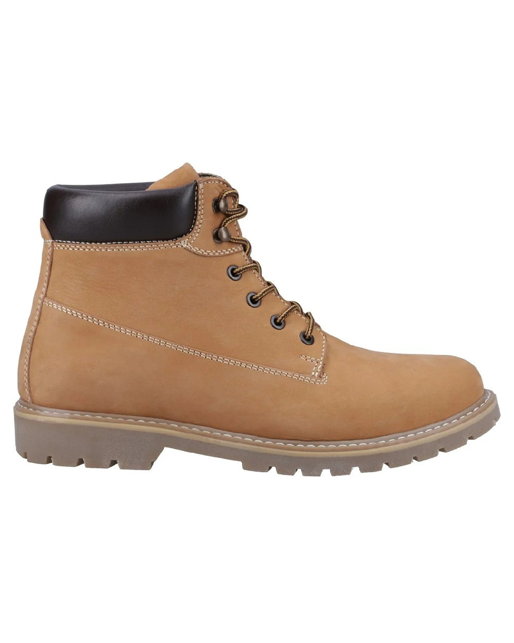 Tan coloured Cotswold Pitchcombe Boots on white background