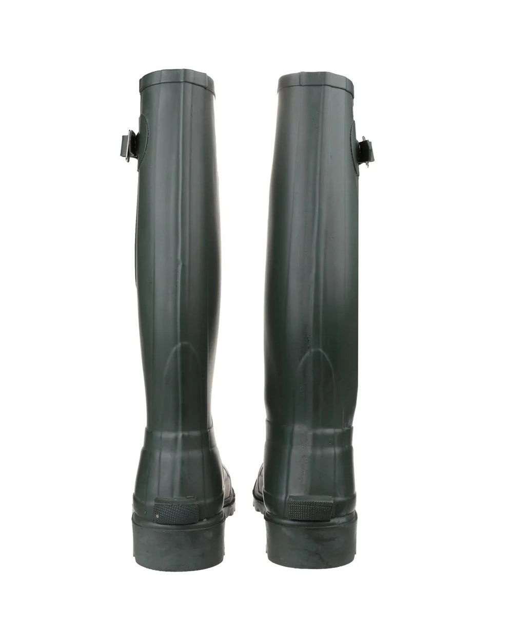 Green coloured Cotswold Ragley Waterproof Wellington Boots on white background 