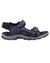 Navy coloured Cotswold Shilton Recycled Sandals on white background #colour_navy