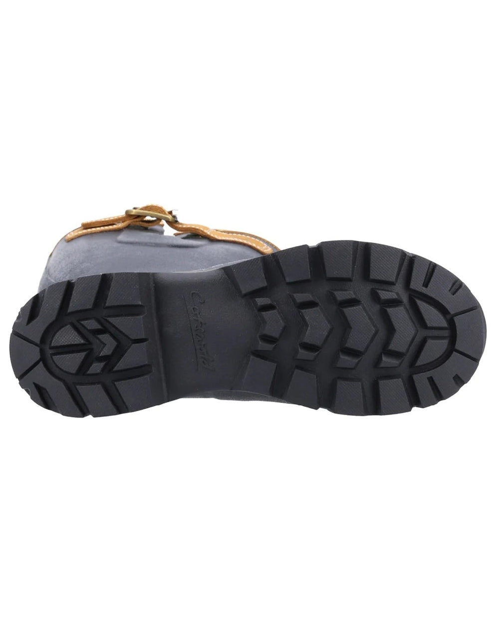 Black coloured Cotswold Stratus Wellingtons on white background