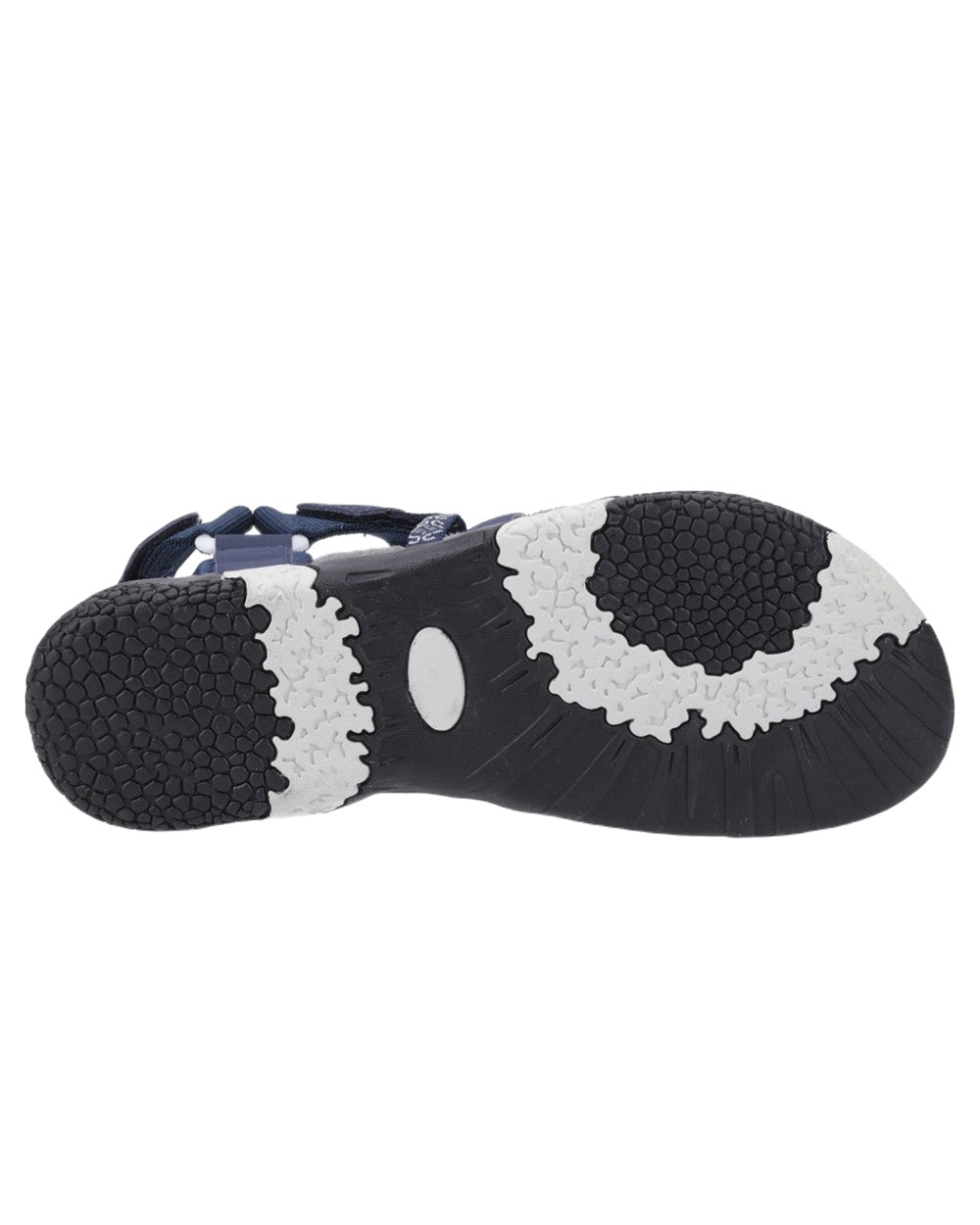 Navy Coloured Cotswold Womens Sunhill Sandals on White Background
