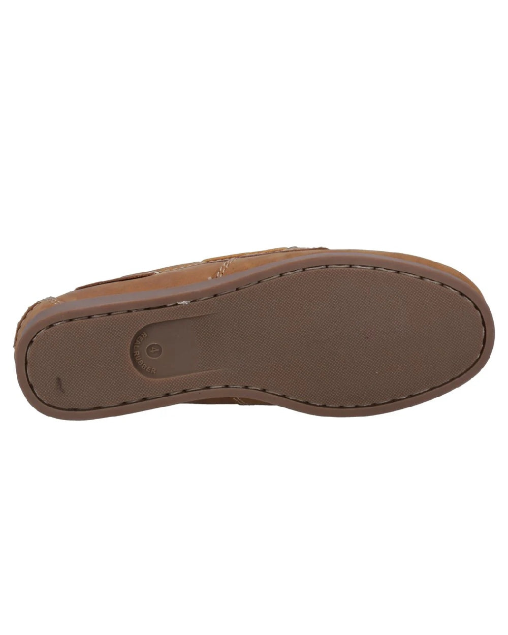 Camel coloured Cotswold Waterlane Shoes on white background