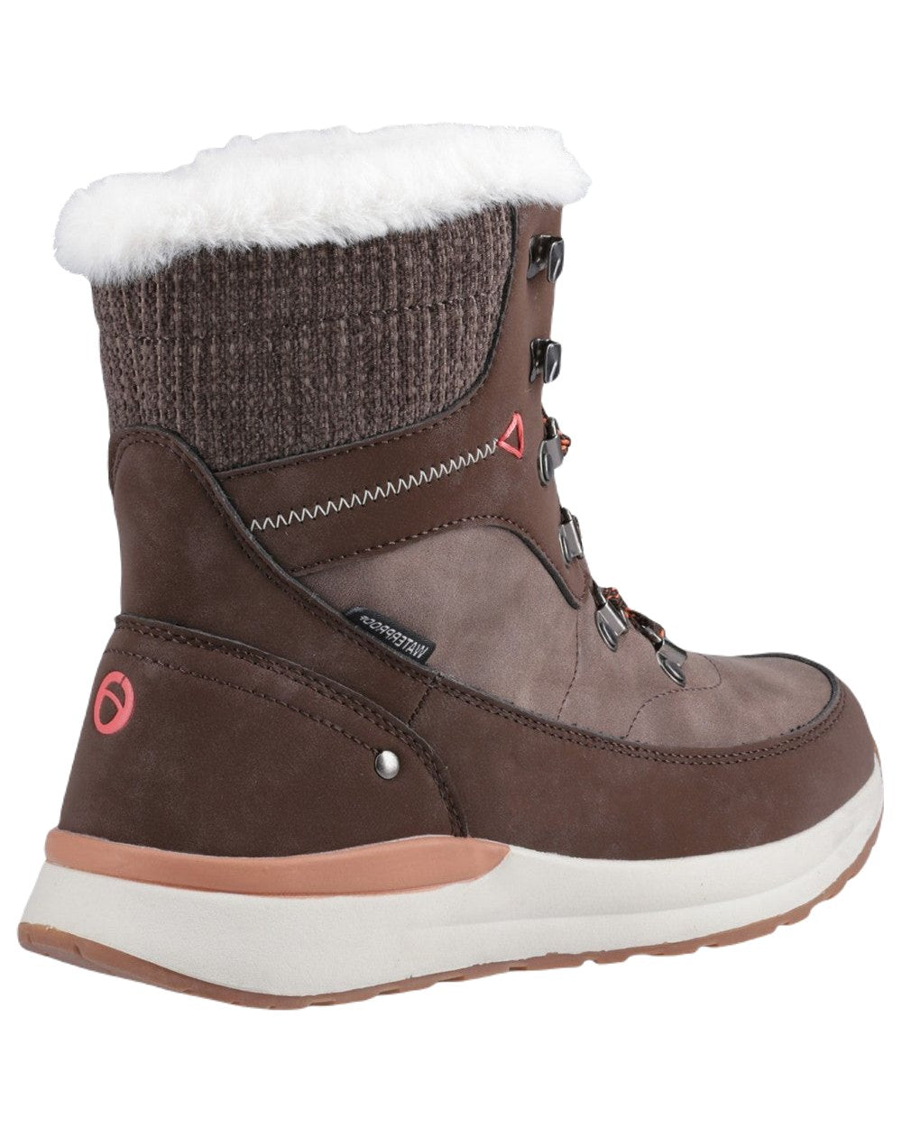 Brown Coloured Cotswold Womens Sheephouse Hiking Boots on White Background