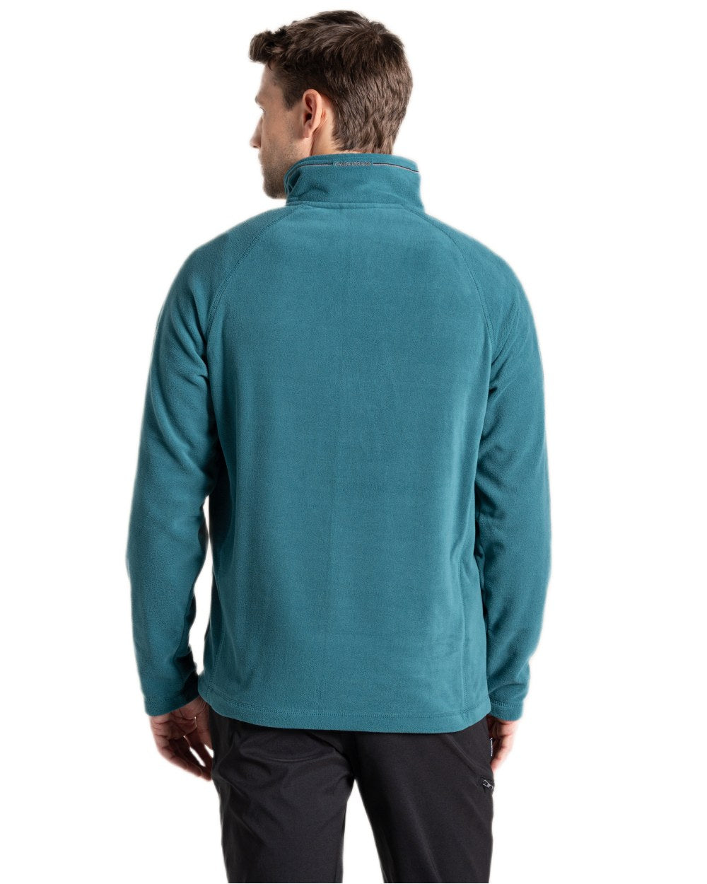 Sacramento Green Coloured Craghoppers Corey VI Half Zip Fleece on White Background