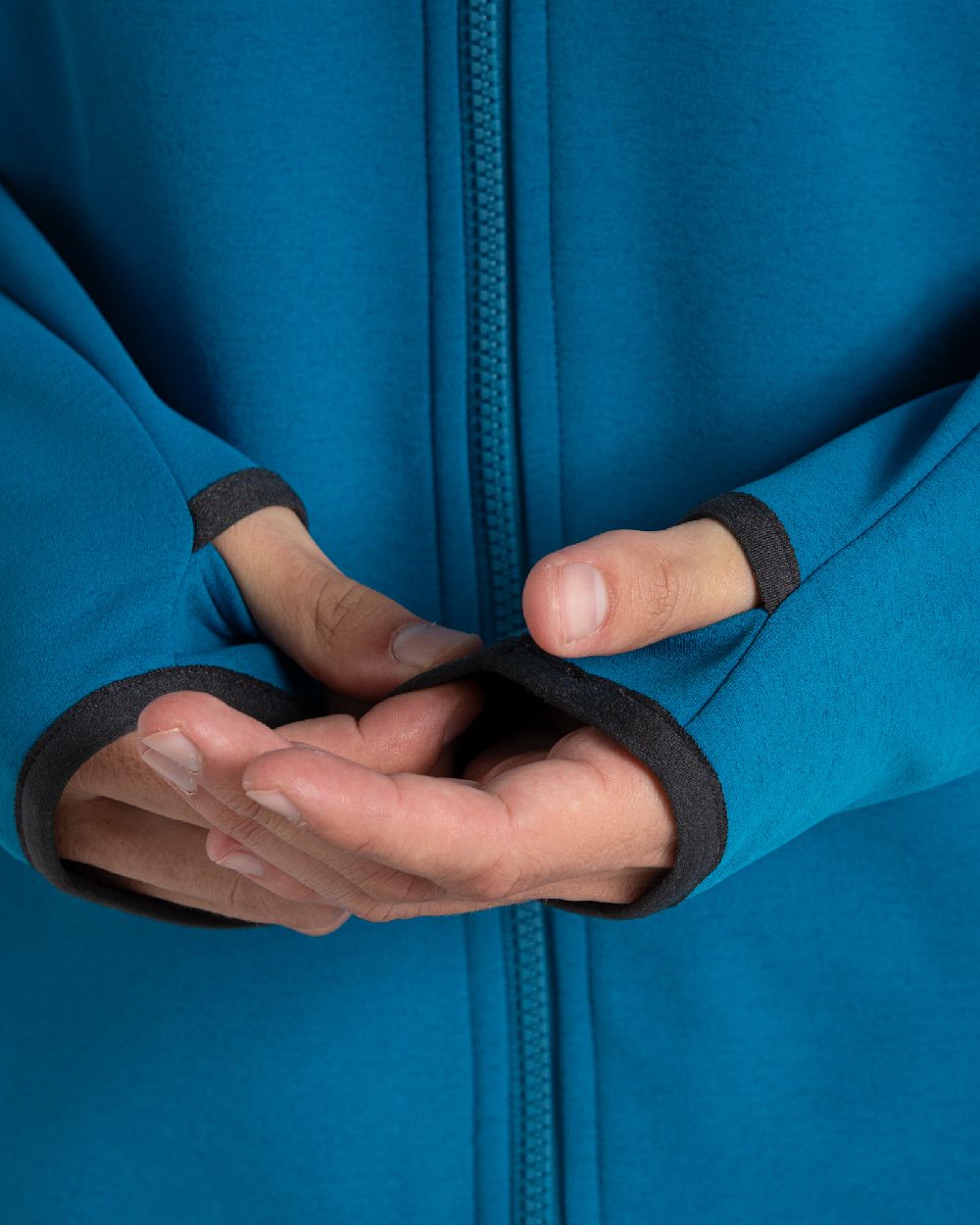 Ocean Teal Coloured Craghoppers Mens Dynamic Pro Full Zip Fleece Jacket on White Background