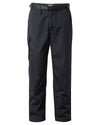 Dark Navy Coloured Craghoppers Mens Kiwi Classic Trousers On A White Background #colour_dark-navy