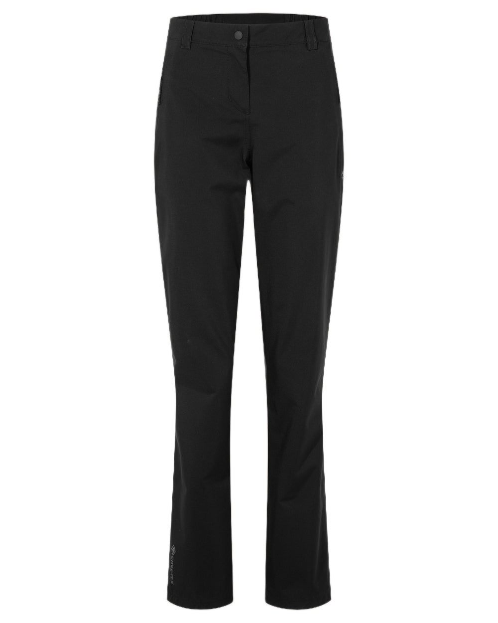 Black Coloured Craghoppers Womens Jullio Gore-Tex Trousers on White Background