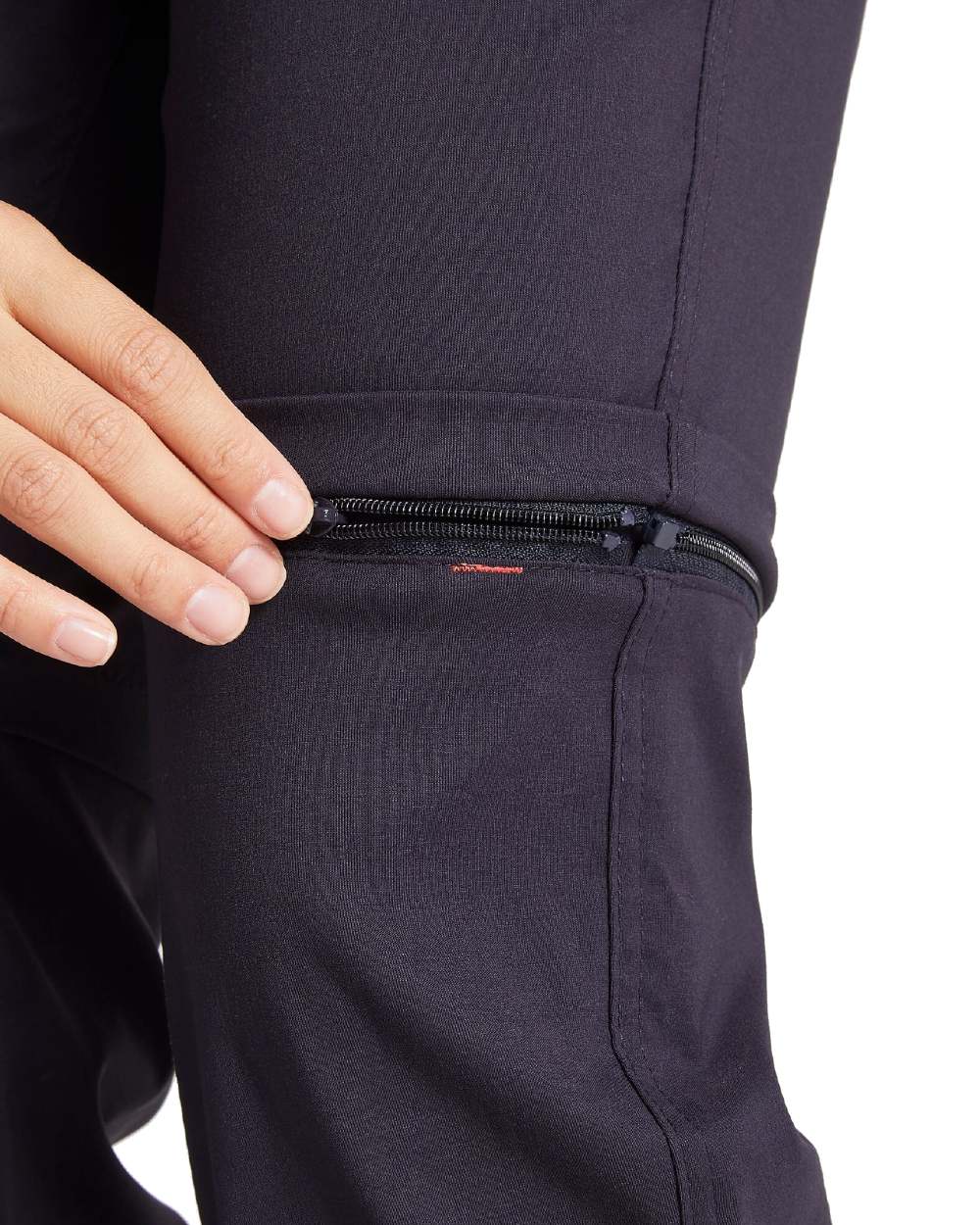 Dark Navy Coloured Craghoppers Womens Kiwi Pro II Convertible Trousers On A White Background