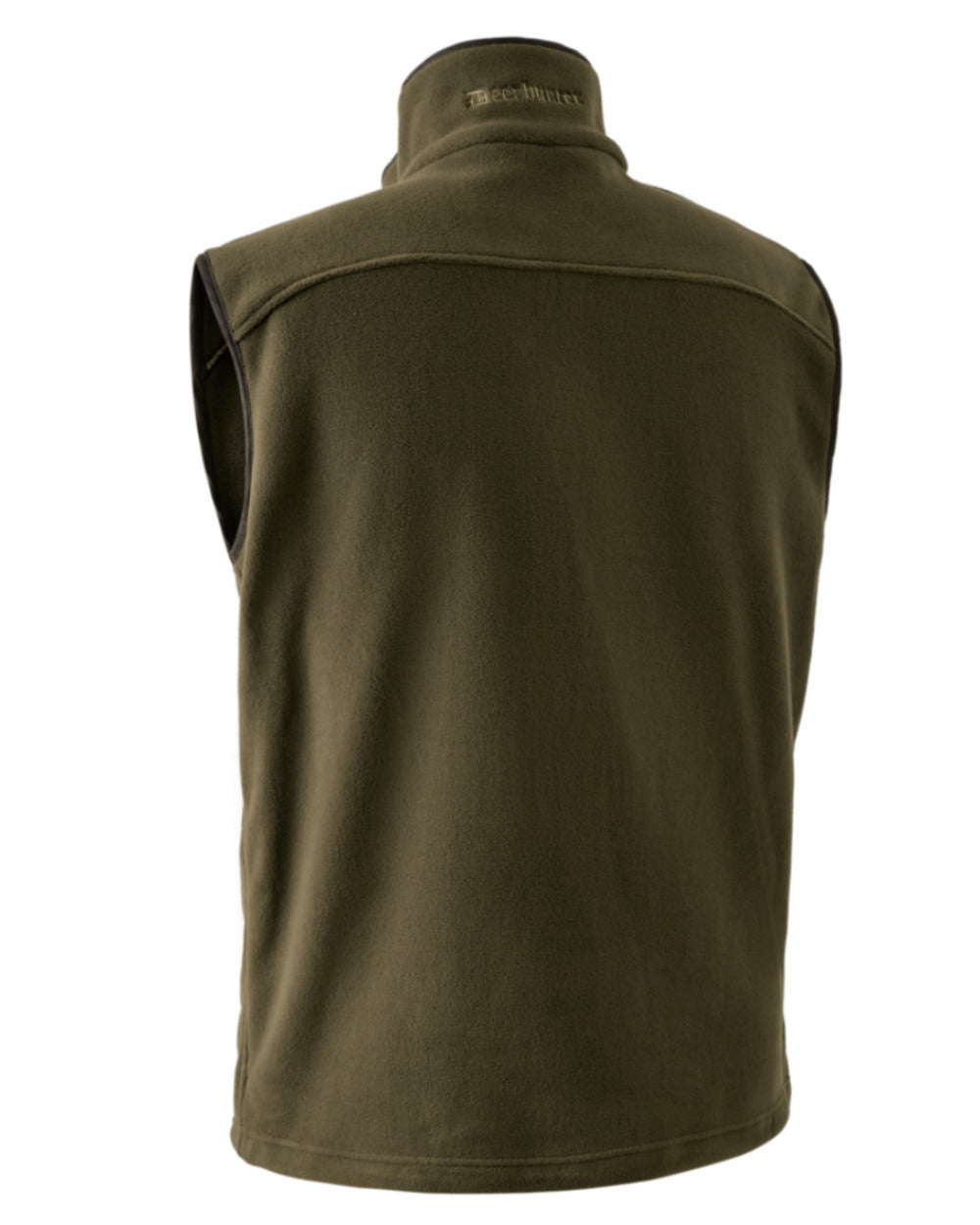 Tarmac Green Coloured Deerhunter Eagle Fleece Waistcoat On A White Background