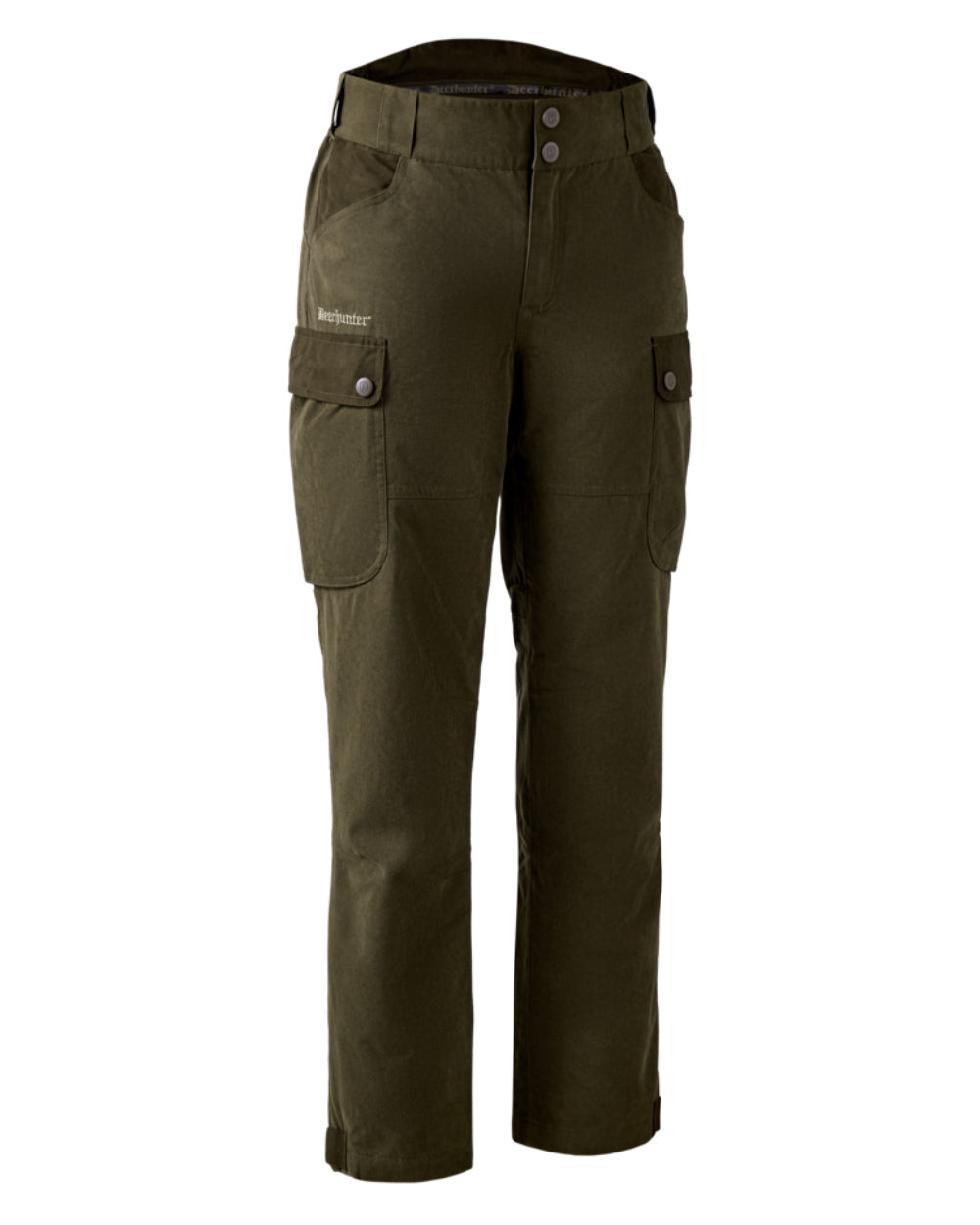 Tarmac Green coloured Deerhunter Eagle Trouser on a white background