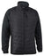 Black coloured Deerhunter Moor Zip-off Jacket on White background #colour_black