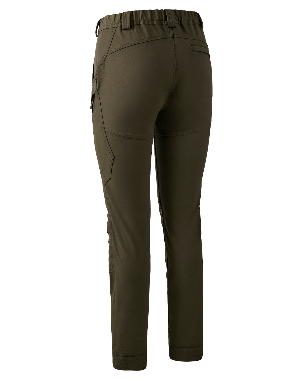 Bark Green coloured Northward Trousers on White background
