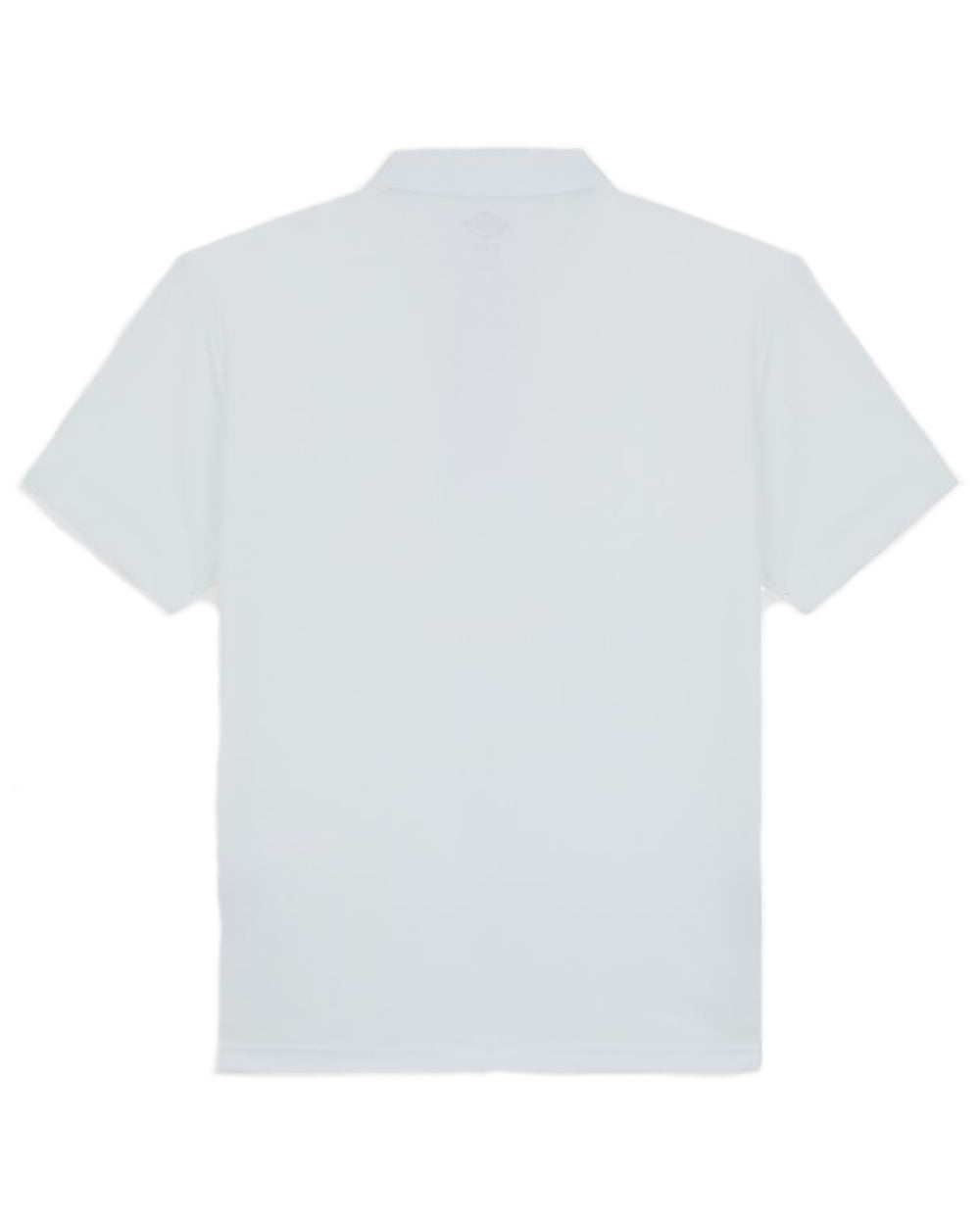 White Coloured Dickies Mens Everyday Polo Shirt on White Background