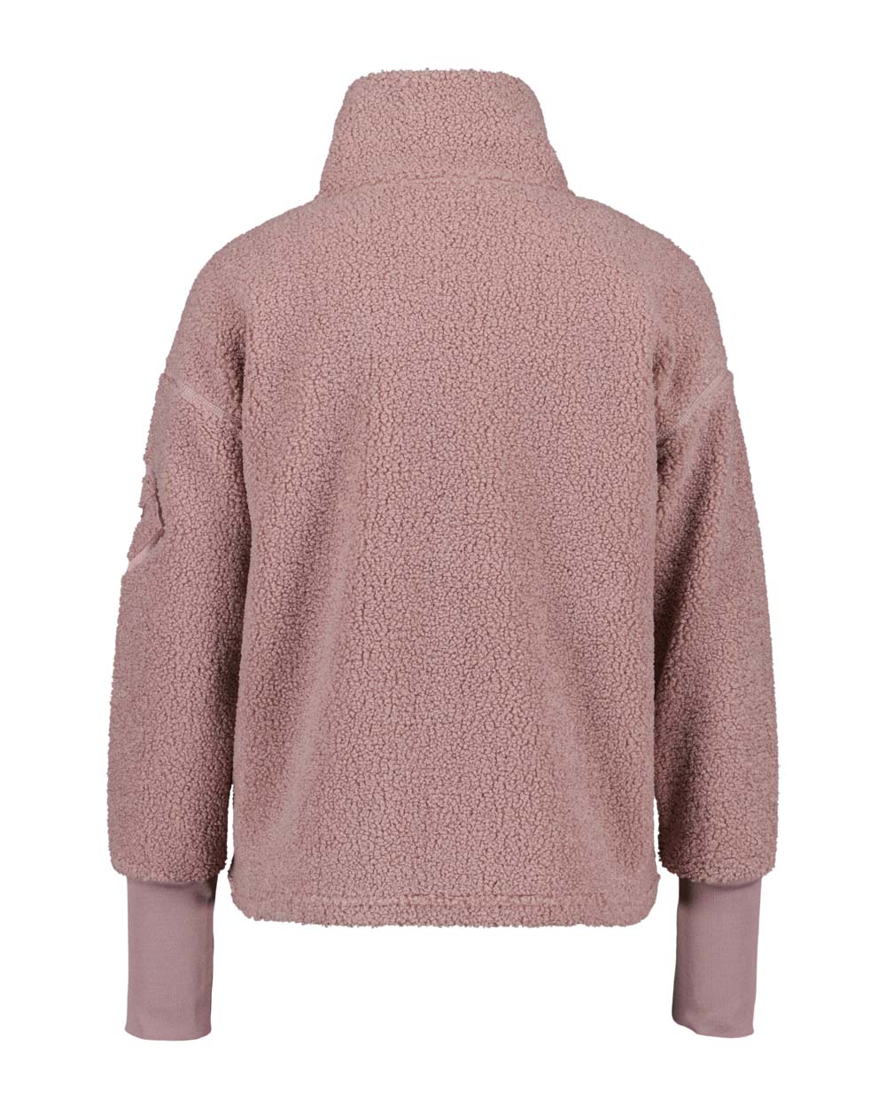 Faded Wine coloured Didriksons Full-Zip Fleece Jacket on White background