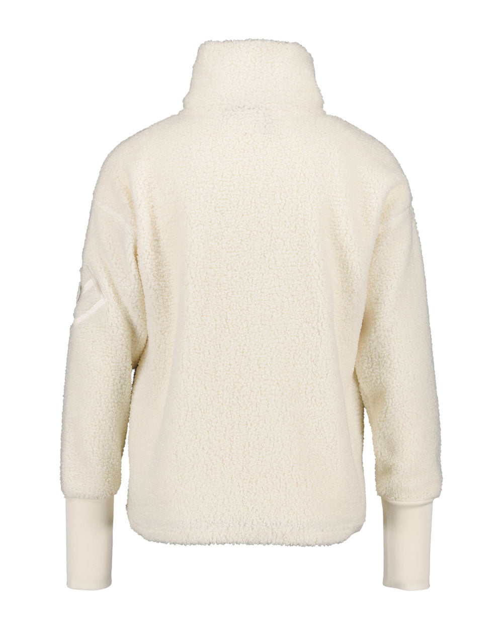 White coloured Didriksons Full-Zip Fleece Jacket on White background