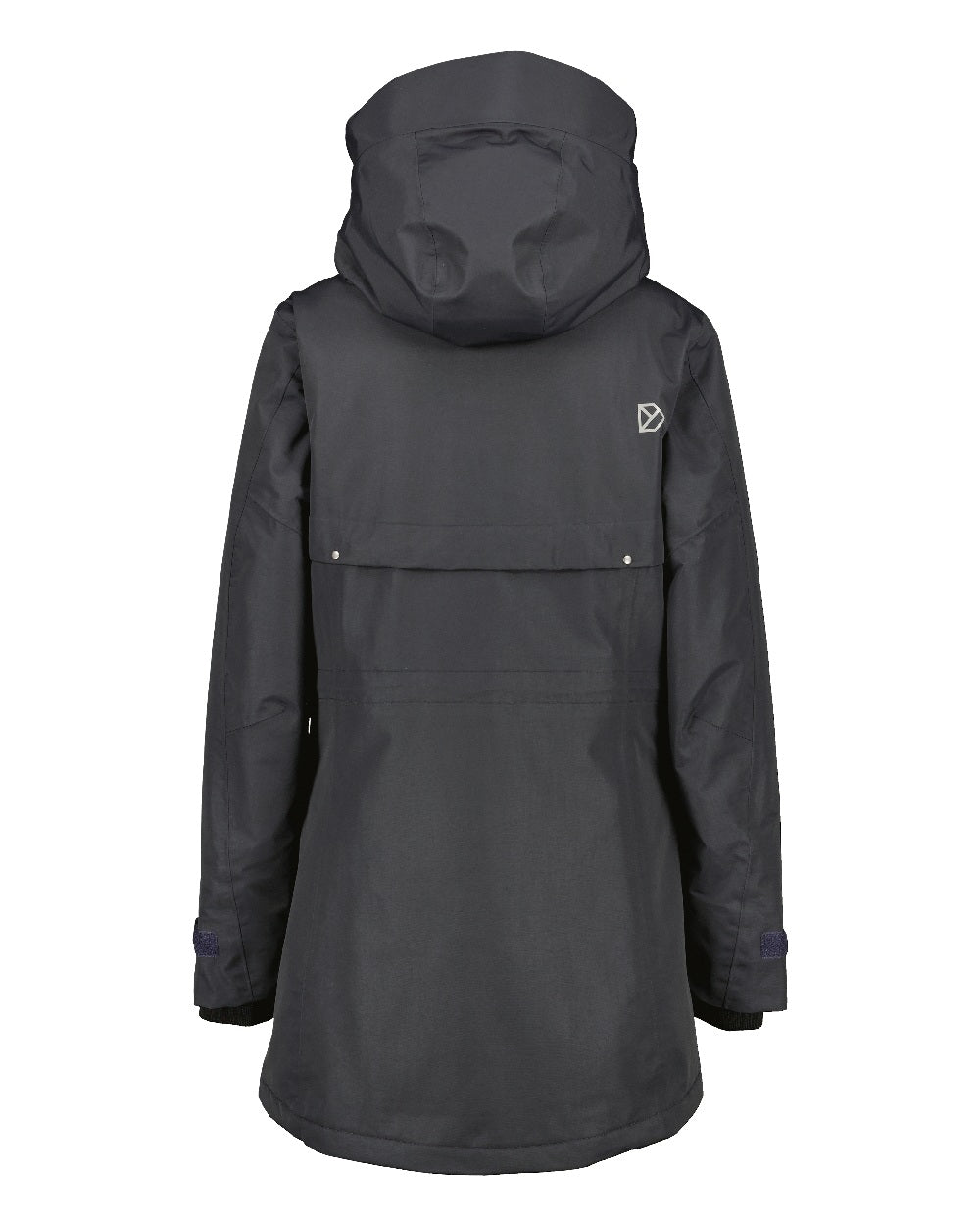 Dark Night Blue Coloured Didriksons Frida Womens Parka 7 On A White Background