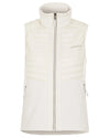 Shell White Coloured Didriksons Annema Womens Vest On A White Background #colour_shell-white