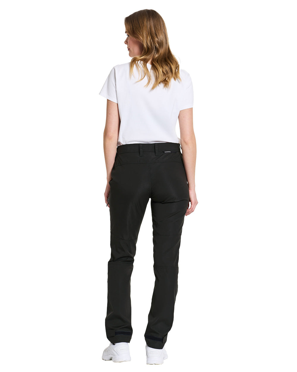 Black coloured Didriksons Womens Pants on White background