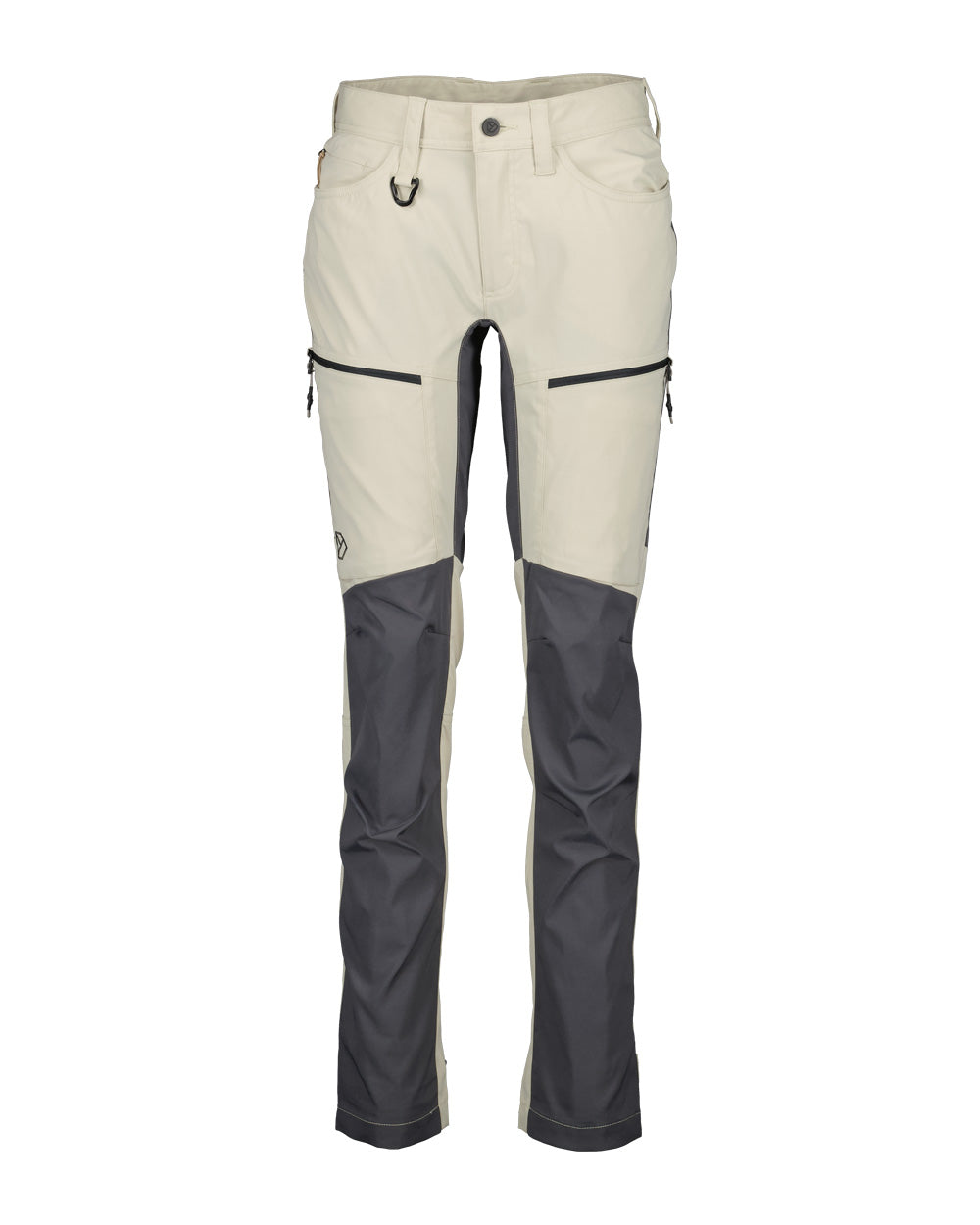 Light Beige coloured Didriksons Womens Pants on White background