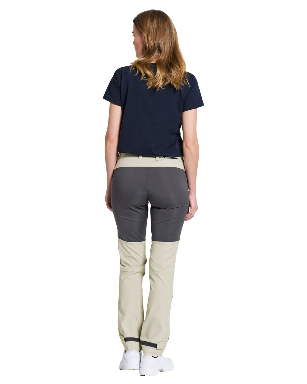 Light Beige coloured Didriksons Womens Pants on White background