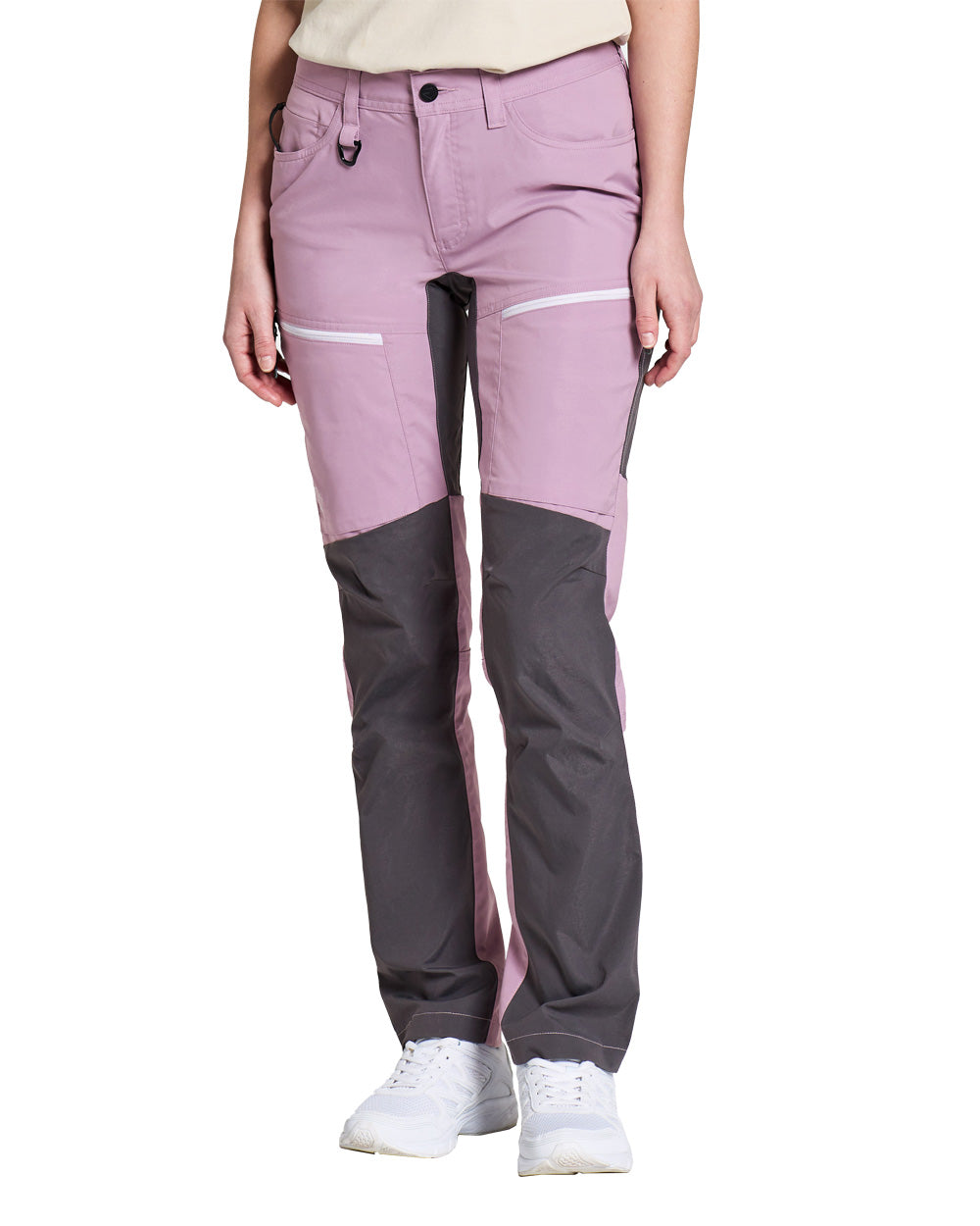 Purple Rain coloured Didriksons Womens Pants on White background