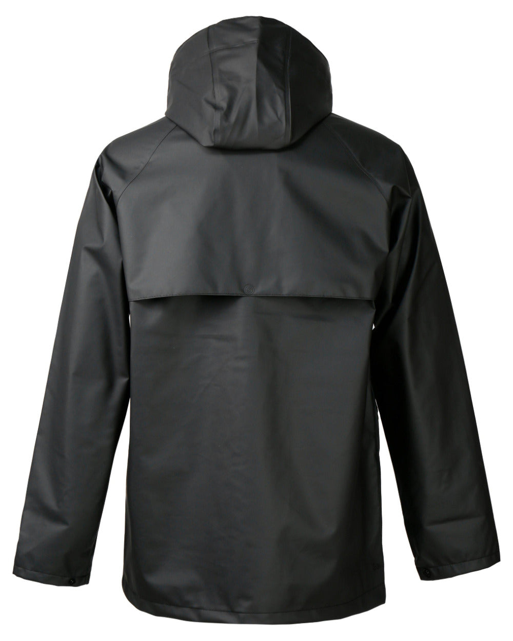 Black Coloured Didriksons Avon Waterproof Jacket On A White Background 