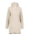 Clay Biege coloured Didriksons Bea Womens Parka on White background #colour_clay-beige