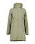 Dusty Olive coloured Didriksons Womens Bea Parka on White Background #colour_dusty-olive