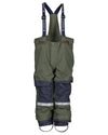 Deep Green Coloured Didriksons Bjornen Childrens Pants On A White Background #colour_deep-green