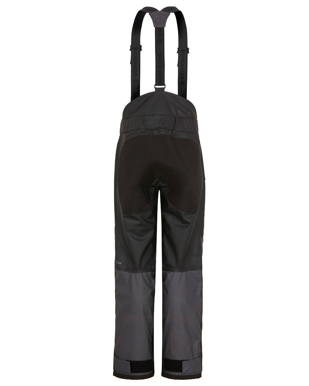 Coal Black Coloured Didriksons Element 2.0 Unisex Pants On A White Background