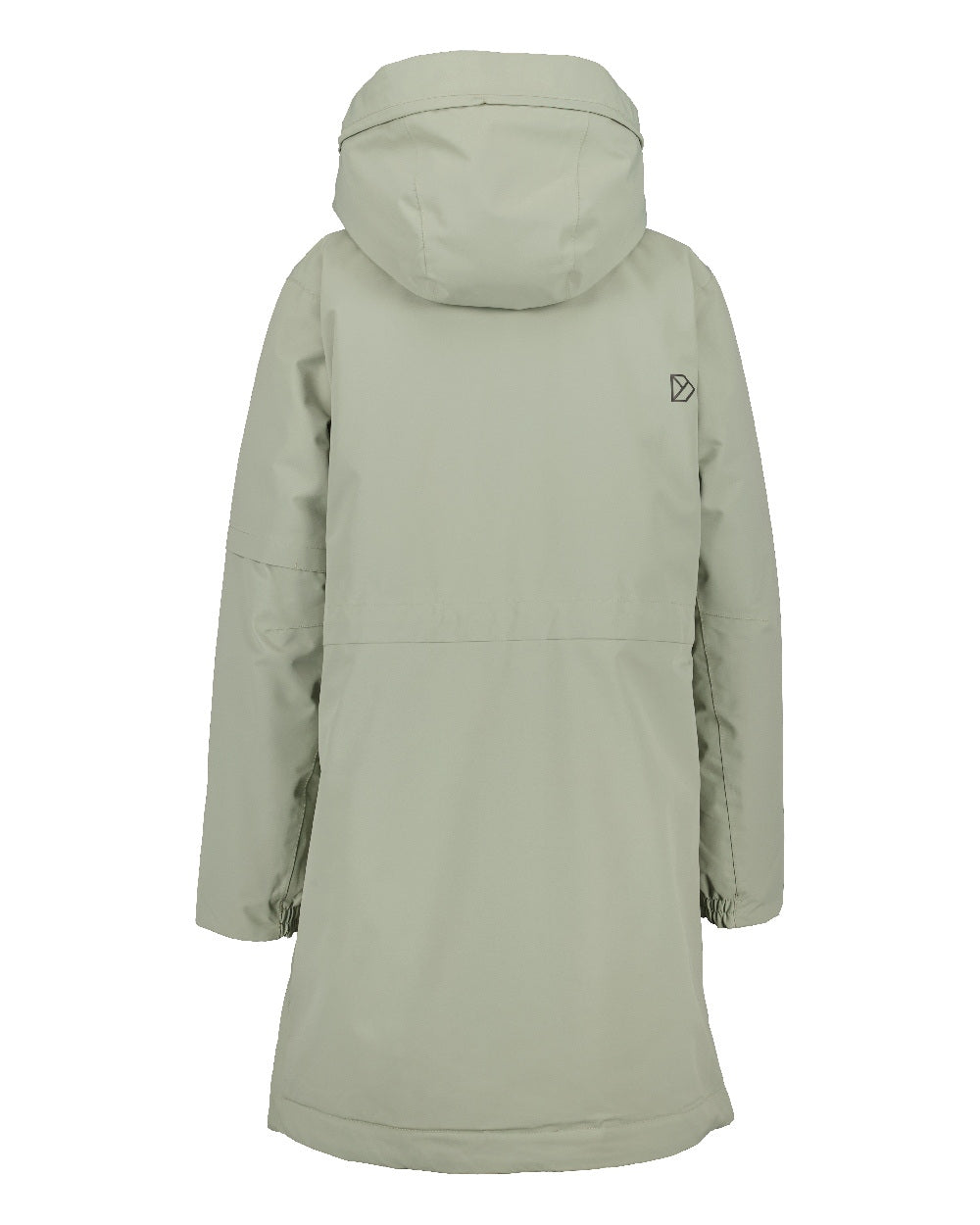 Wilted Leaf Coloured Didriksons Ella Womens Parka 2 On A White Background