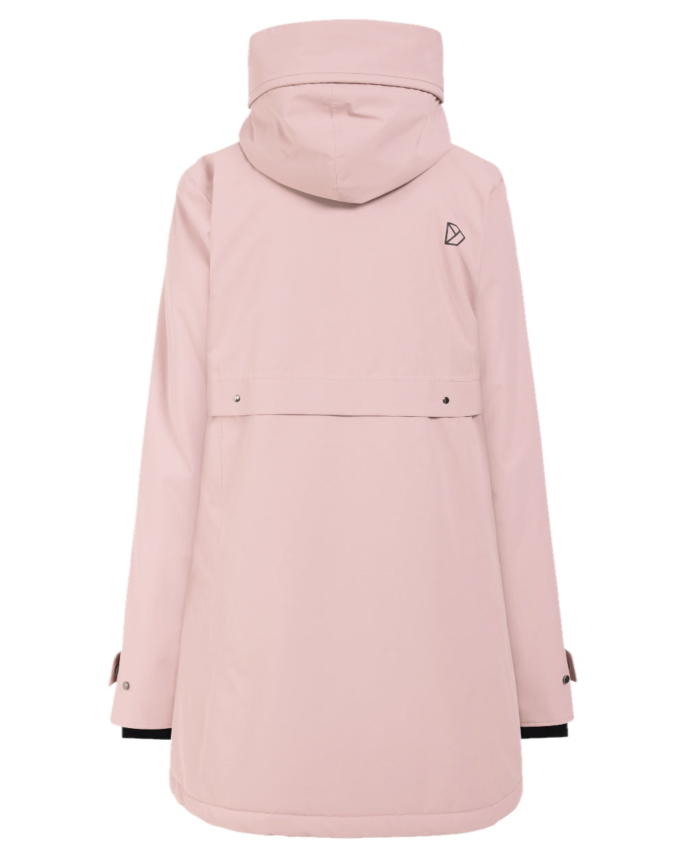 Oyster Lilac coloured Didriksons Helle Ladies Parka 5 on white background