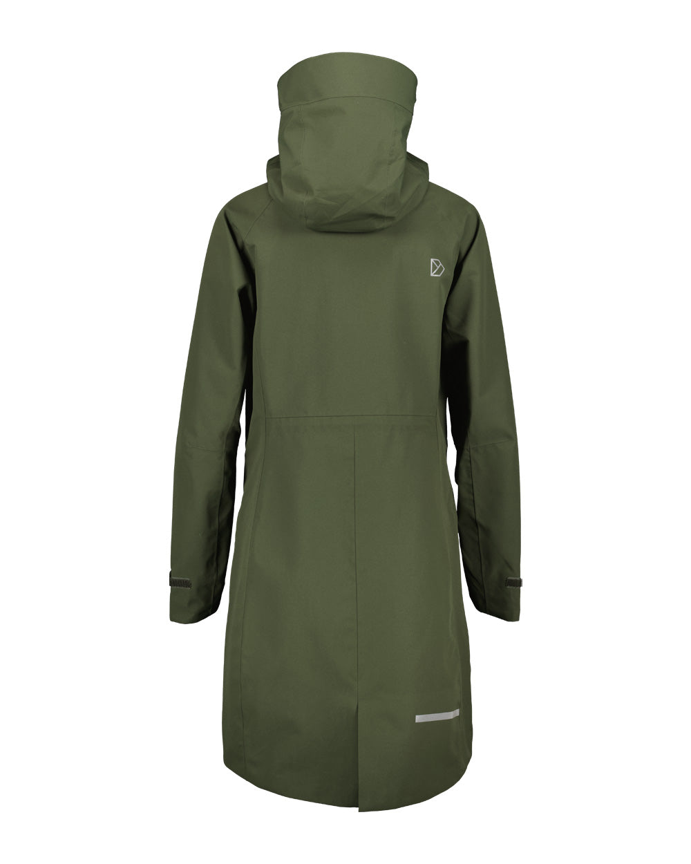 Deep Green coloured Didriksons Womens Parka on White background