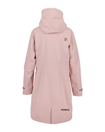 Oyster Lilac coloured Didriksons Womens Parka on White background 