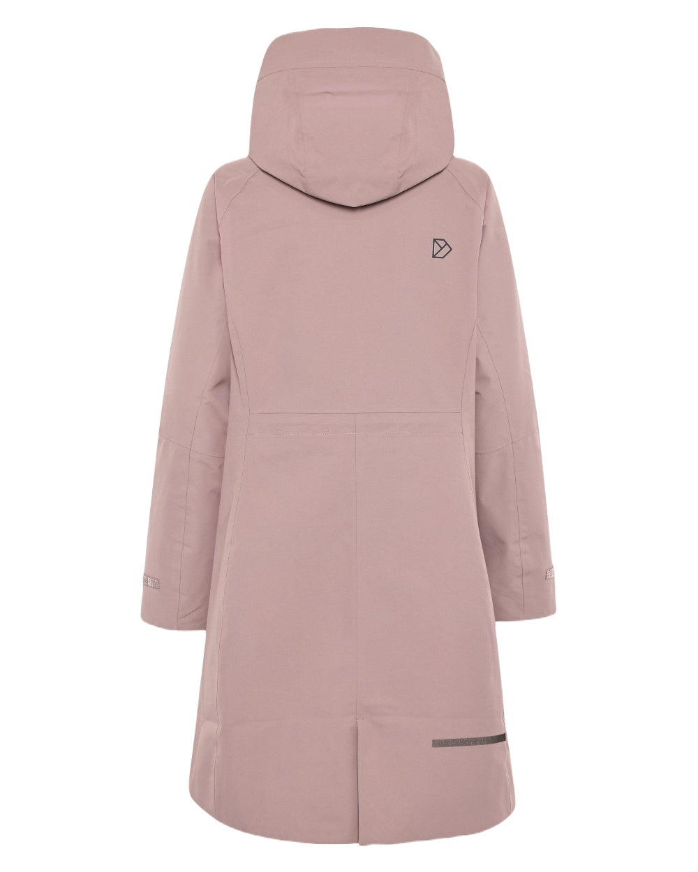 Faded Wine Coloured Didriksons Ilma Womens Waterproof Parka 8 on White Background